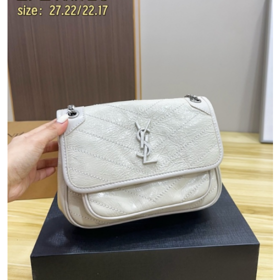 Leather Saint Laurent messenger bag
